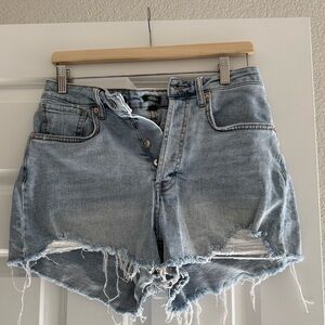 Wild Fable Light Blue Distressed Jean Shorts